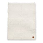 Elodie Plišana pletena dekica - Furry Knit Blanket, Vanilla White - Image 4