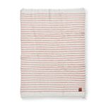 Elodie Plišana pletena dekica - Furry Knit Blanket, Faded Rose - Image 5