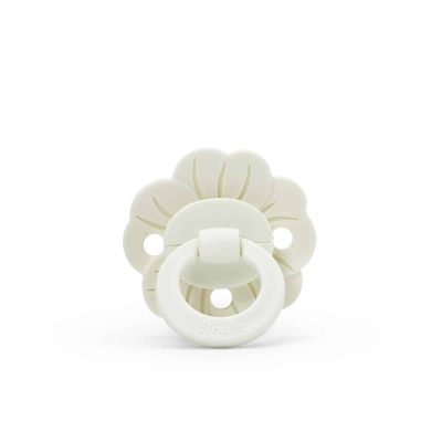 Elodie simetrična cucla/duda Kaučuk - Bloom Vanilla White