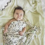 Elodie Mekana muslin dekica 80×80 – Dalmatian Dots - Image 2