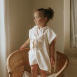Elodie Dječiji pončo za kupanje - Creamy White - Image 2