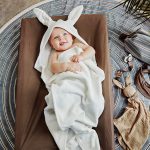 Elodie Peškir s kapuljačom - Vanilla White Bunny - Image 2
