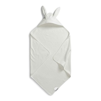 Elodie Peškir s kapuljačom - Vanilla White Bunny