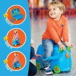 Trunki dječiji kofer 3u1 – plavi Terrance - Image 4