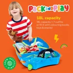 Trunki dječiji kofer 3u1 – plavi Terrance - Image 5