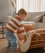 Tryco madrac za Montessori Rocker luk – Crystal Velvet Sand - Image 2