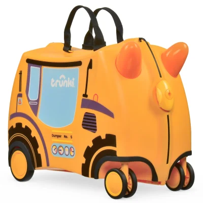 Trunki Glide dječiji kofer 3u1 – bager Doug Yellow