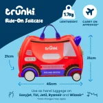 Trunki Glide dječiji kofer 3u1 – vatrogasno vozilo Frank Red - Image 12
