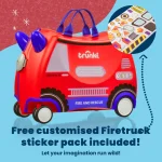 Trunki Glide dječiji kofer 3u1 – vatrogasno vozilo Frank Red - Image 9