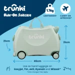 Trunki Glide dječiji kofer 3u1 – Sage Green - Image 12