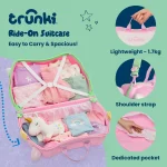 Trunki Glide dječiji kofer 3u1 – jednorog Una Pink - Image 2