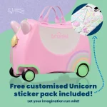 Trunki Glide dječiji kofer 3u1 – jednorog Una Pink - Image 7