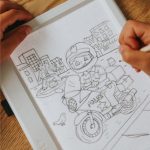 Kidywolf KIDYDRAW PAD dodatni set ilustracija – Svakodnevni heroji - Image 13