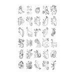 Kidywolf KIDYDRAW MINI dodatni set 60 kartica – Galaksija i dinosauri