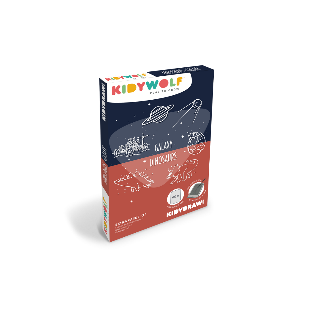 kidywolf-kidydraw-mini-dodatni-set-60-kartica-galaksija-i-dinosauri-01 Kidywolf KIDYDRAW MINI dodatni set 60 kartica – Galaksija i dinosauri