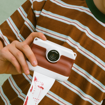 Kidywolf K-PRINT dječiji instant fotoaparat s termo printerom – Burgundy