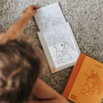 Kidywolf KIDYDRAW PAD dodatni set ilustracija – Konji