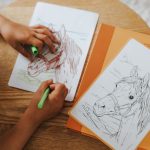 Kidywolf KIDYDRAW PAD dodatni set ilustracija – Konji