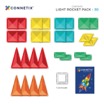 Connetix Tiles – Light Rocket set (30 kom) - Image 7