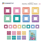 Connetix Tiles – Pastel Portal set (48 kom) - Image 11