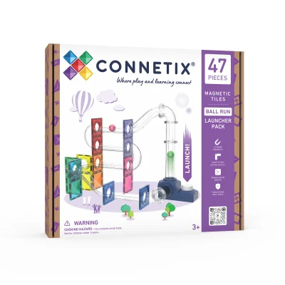 Connetix Tiles – Ball Run Launcher set (47 kom)