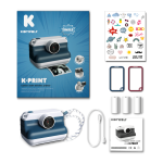 Kidywolf K-PRINT dječiji instant fotoaparat s termo printerom – Blue