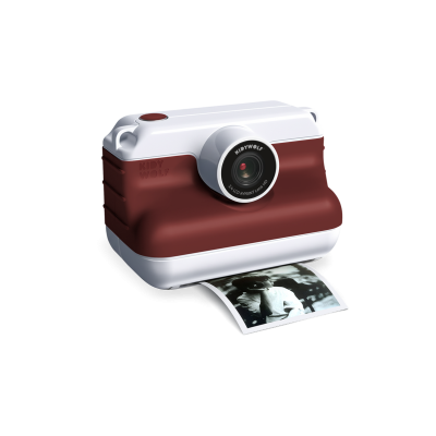 Kidywolf K-PRINT dječiji instant fotoaparat s termo printerom – Burgundy