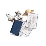 Kidywolf K-DRAW PAD dodatni set ilustracija – Galaksija
