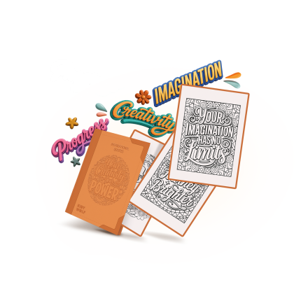 Kidywolf K-DRAW PAD dodatni set ilustracija – Citati