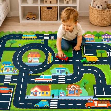 Family Nation Montessori puzzle podloga City – 117