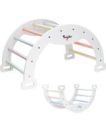 Family Nation Montessori Rainbow luk 2u1 – Cotton Candy
