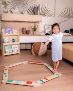 Family Nation Montessori drvena senzorna staza za ravnotežu – 14 dijelova