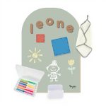 Family Nation MagneKids™ set krede bez prašine + krpa i magnetni držač – 12 kom