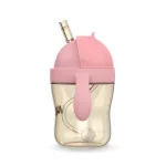Neno Bebesito Pink – bočica sa slamkom i ručkama 240 ml (6m+) - Image 5