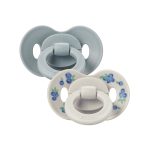Elodie Cucle silikon - Binky Bundle za novorođenče Blueberry Bliss (0-6m) – 2kom