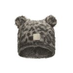 Elodie Plišana pletena kapa Furry Knit Beanie, Le Leopard - 3-100god.