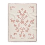 Elodie Jacquard dekica, Mulberry Pink - Image 3