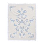 Elodie Jacquard dekica, Blueberry Blue - Image 3