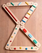 Family Nation Montessori drvena senzorna staza za ravnotežu – 14 dijelova - Image 4