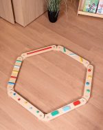 Family Nation Montessori drvena senzorna staza za ravnotežu – 14 dijelova - Image 5