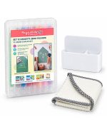 Family Nation MagneKids™ set krede bez prašine + krpa i magnetni držač – 12 kom
